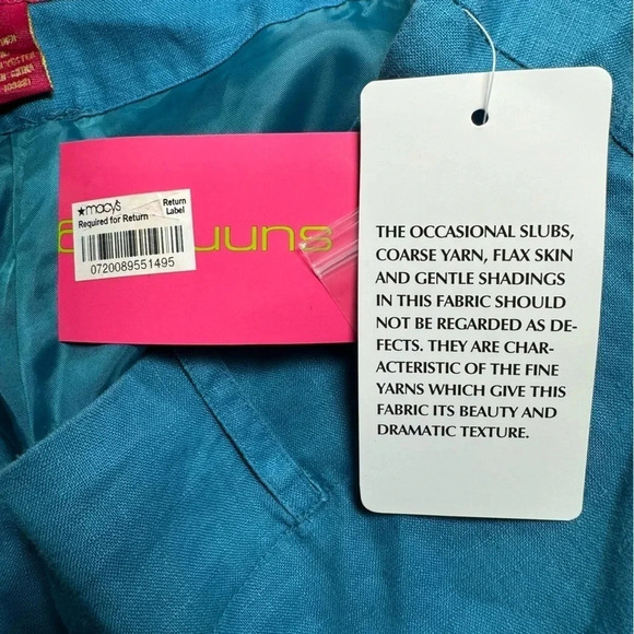 Sunny Leigh 100% Linen Bermuda Short Size 10 - Picture 4 of 6